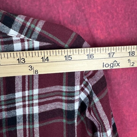 ST. JOHN'S BAY MEN'S CLASSIC FIT COTTON FLANNEL SHIRTPLAID PATTERN, SIZE S SMALL - Picture 7 of 11